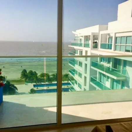 Front Ocean View Penthouse * Cartagena